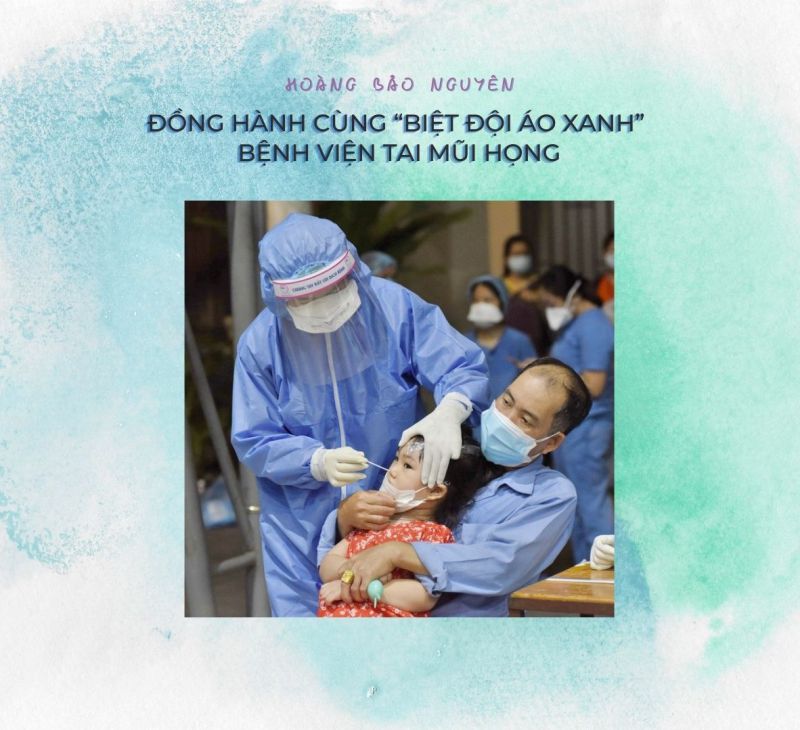 “BIỆT ĐỘI ÁO XANH” CỦA BỆNH VIỆN TAI MŨI HỌNG LẤY MẪU XÉT NGHIỆM KHẨN CHO CƯ DÂN TRONG CON HẺM Ở QUẬN 3